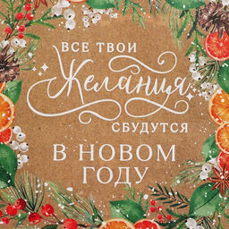 Пакет крафтовый вертикальный «Новогодний венок», MS 18 × 23 × 10 см - Дарите счастье фото 5