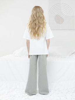 МП 1657/белый Н250 пижама для дев