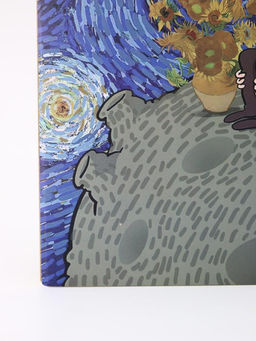 Скетчбук (B5) "Vincent starry night", blue (18*25) 30 л. 130 г/м