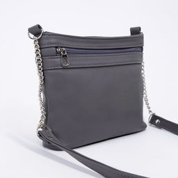 Сумка кросс-боди на молнии, цвет серый - Simaland фото 3