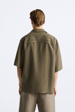 LIYOSEL - KETEN POLO T-SHIRT - Zara фото 3