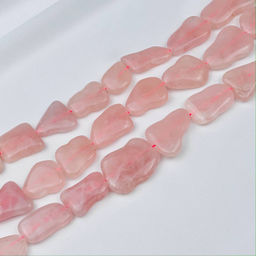 Бусины для украшений из Розового кварца 37 см