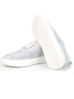 05-HY1-3D GRAY Кроссовки женские (натуральная кожа)