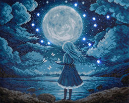 Кристальная (алмазная) мозаика ФРЕЯ ALDD-275 на подрамнике Бумажный кораблик (со светодиодами) 50 х 40 см