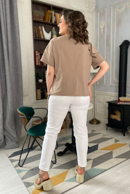 Блуза Rumoda 2122 капучино  фото 7