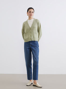 V Yaka Kad?n Triko H?rka