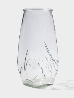 Ваза Мариба, 22?10.5 см, стекло, прозрачная
