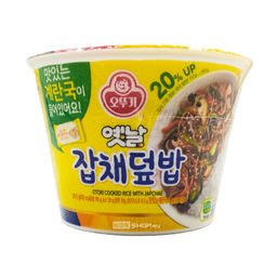 Готовый вареный рис с чапче Cupbap Bowl Otoki (Ottogi), Корея, 241,5 г Акция