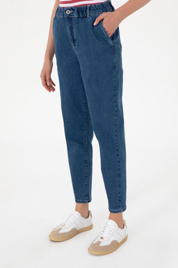 Kad_n A__k Mavi Carrot Fit Jean Pantolon Sepette S_rpriz _ndirim - U.s. polo assn фото 2