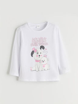 Bisiklet Yaka K?z ?ocuk Pijama Tak?m?