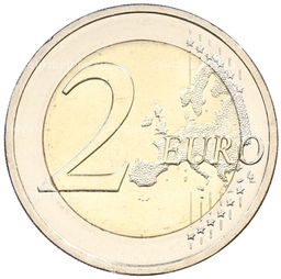 Монета 2 евро 2025 года G Германия 35 лет объединению Германии