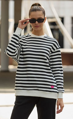 Свитшот P322-0556 black-white - Primm фото 10