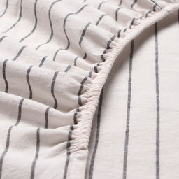 Простыня Этель White stripes 160*200*25 см, жатый хлопок, 140 гр/м2, 100% хлопок  фото 2