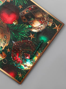 Цена за 2 шт. Пакет подарочный новогодний ламинированный, «Новогодний», 18×10×22.3 см