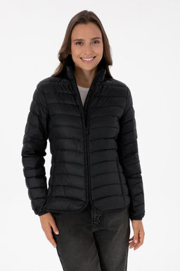 Kad_n Siyah Mont Sepette S_rpriz _ndirim