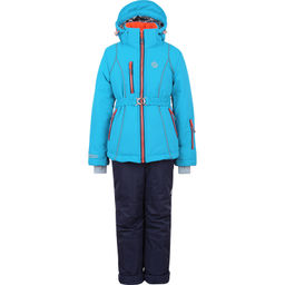 RODOS Утеплённый костюм для девочки зима М-215 Бирюза/Синий