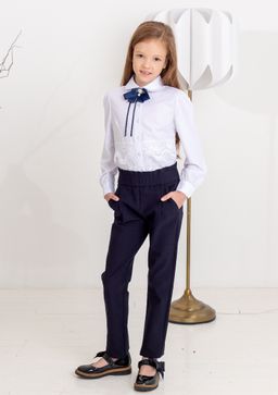 701289 Блуза с длинным рукавом и брошью ModaLora - Kiko фото 7