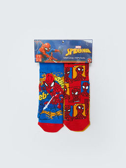 Spiderman Desenli Erkek ?ocuk Soket ?orap 5li - Waikiki фото 2