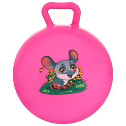 Мяч детский с ручками, d=15 см, МИКС