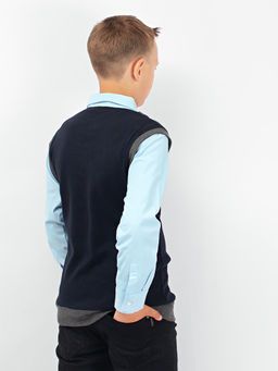 Джемпер-обманка для мальчика Соль&Перец уценка  фото 5