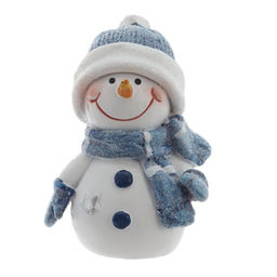 Фигурка декоративная "Снеговик", L4 W4 H5,5 см, 2в.