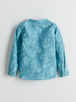 Hakim Yaka Bask?l? Erkek ?ocuk G?mlek