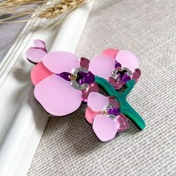Брошь Орхидея