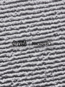 Тарелка подстановочная Magistro Cotton, d=33 см, стекло, серебристая  фото 11