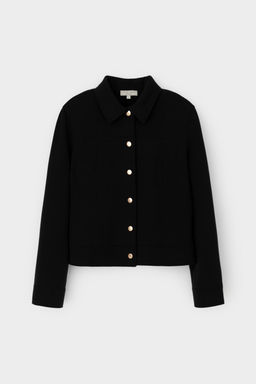 ЕВТ 3298/темный черный жакет жен