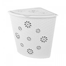 Корзина для белья "Плетенка" (угловая) (500*385*460) М2251 М2029