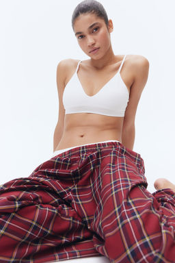 Pantalon de pijama en algodon