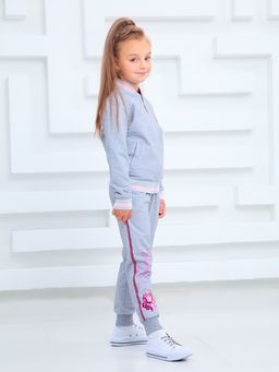 Бомбер "Лилиан",серый 700