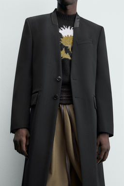 STRIPED JACQUARD FROCK COAT - LIMITED EDITION