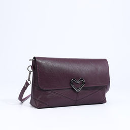 Сумка-клатч на магните, длинный ремень, цвет фиолетовый - Simaland фото 3