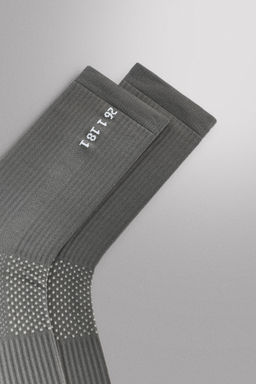 CALCETINES T?CNICOS ENTRENAMIENTO PACK 2 / Gris antracita