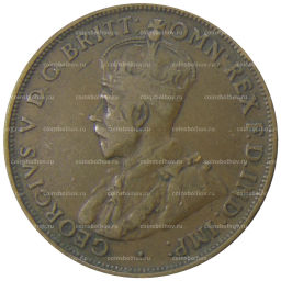Монета 1 пенни 1921 года Австралия