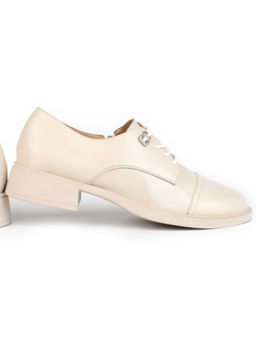 03-HP9954M BEIGE Полуботинки женские (натуральная кожа)