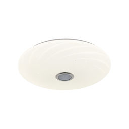 ULI-D291 72W/SW+RGB/50 MERCURY Cветильник светодиодный накладной. Диммируемый. Пульт ДУ (в/к). Встроенная Bluetooth колонка. Теплый свет(3000К)/Белый свет(4000К)/Дневной свет(6500К)/RGB. 5700Лм. TM Uniel - Volpe фото 8
