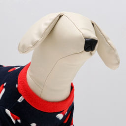 Толстовка для собак Новогодний колпак, размер M, синяя (ДС 32, ОШ 28, ОГ 46 см) - Simaland фото 6