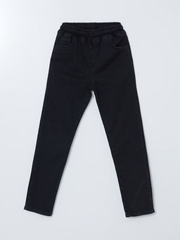 Beli Lastikli Erkek ?ocuk Jean Pantolon