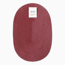 Салфетка сервировочная Доляна Овал, цв.бордо, 45*30 см  фото 3