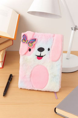 Блокнот плюшевый "Smilling dog", fullcolor, 15х21 см, плотность 80 гр.