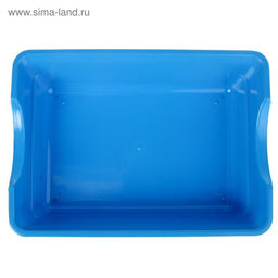 Туалет глубокий без сетки 36×26×9 см, синий микс