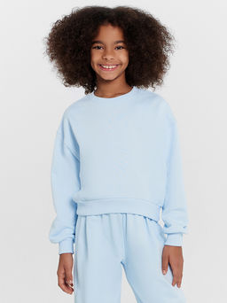 Костюм спортивный для девочек голубой - Mark formelle фото 3