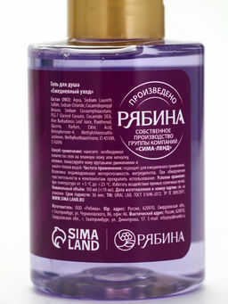 Подарочный набор новогодний, косметичка, гель для душа 2 шт. ? 100 мл и мочалка для тела, URAL LAB