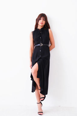 9277 Платье, как из к/ф Красотка, чёрное - Martichelli фото 8