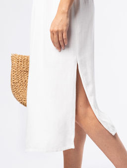 Легкое платье изо льна с вискозой - Vilatte фото 3