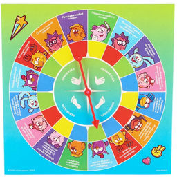 Подвижная игра Твист-р Смешарики напольная с фантами, 6+ фото 2