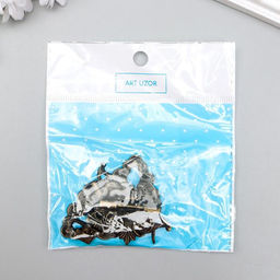 Цена за 2 шт. Замок для шкатулки металл «Узорная», набор 2 шт., 4.8×4.5 см