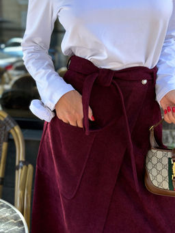 Юбка AURA 5064-164-Р винный